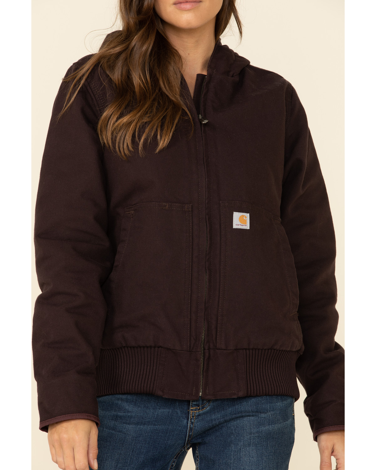 Carhartt Women's Sandstone Quilted-Flannel Active Work Jacket | Sheplers