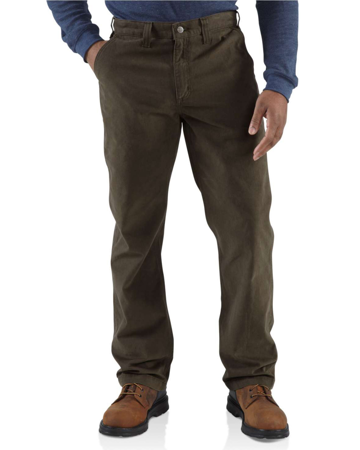Carhartt Men's Khaki Rugged Work Pants | Sheplers