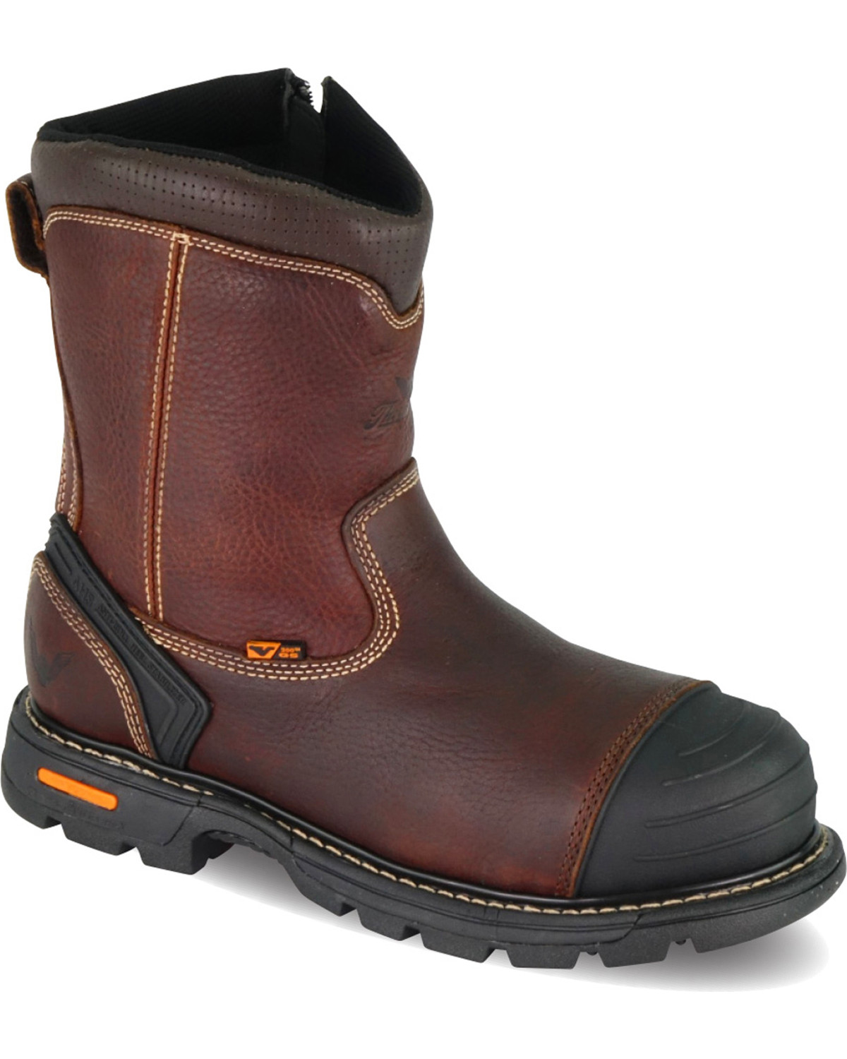 side zip composite toe boots