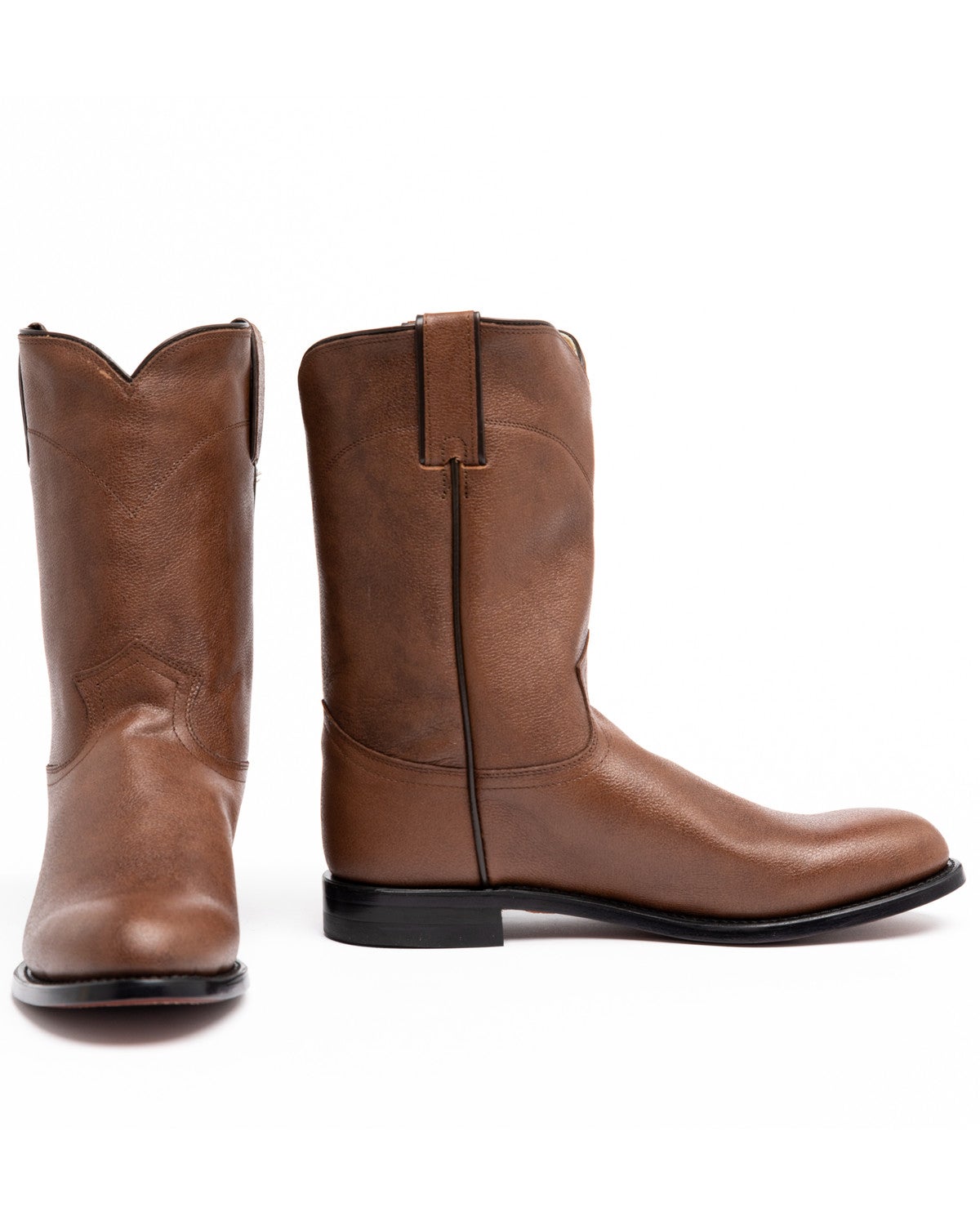 Justin Men's Classic Roper Cowboy Boots Round Toe Sheplers