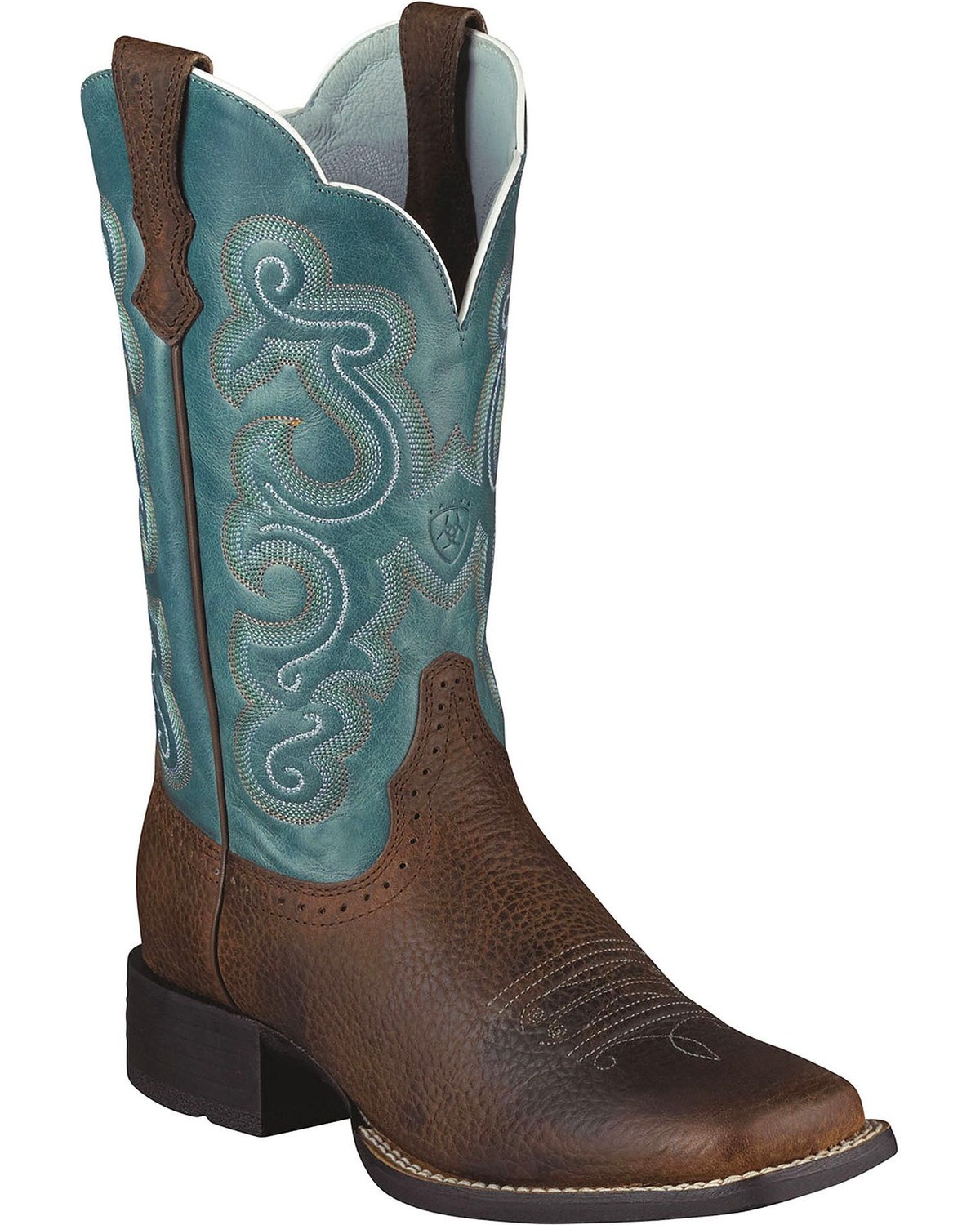 teal ariat boots