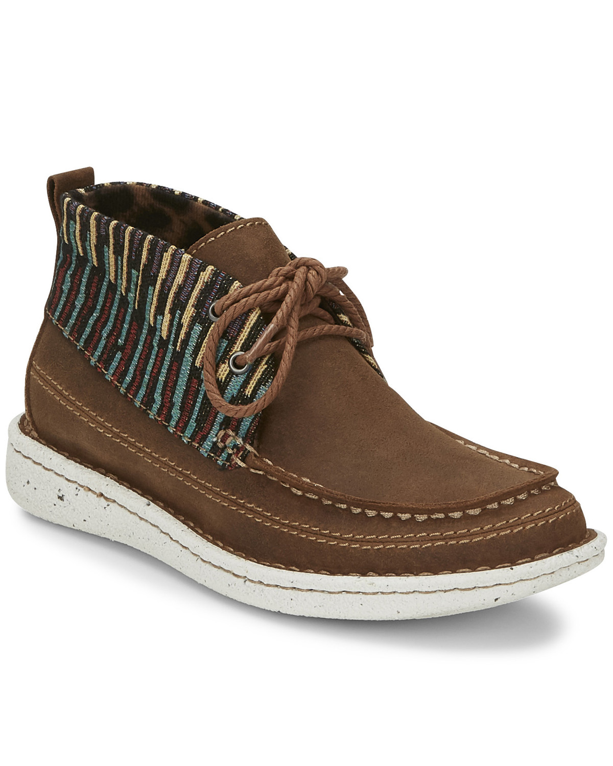 Justin Women S Breezy Casual Lace Up Boots Moc Toe Sheplers