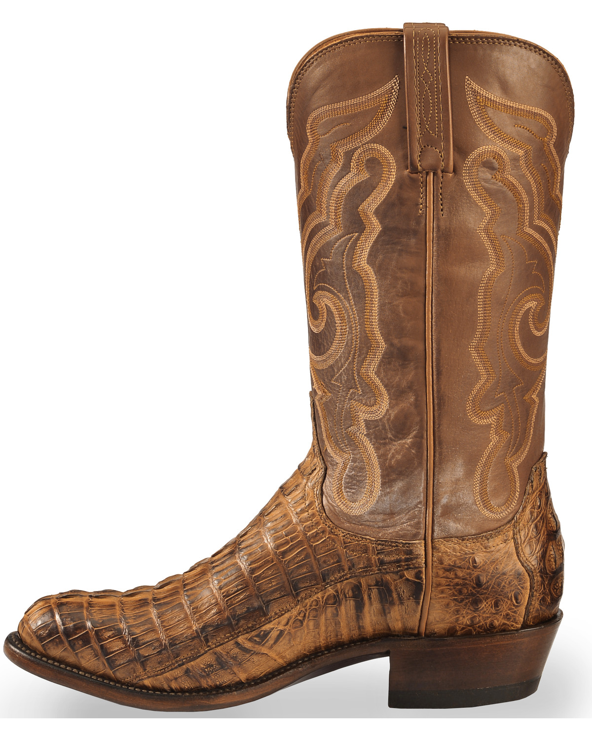 tan caiman boots