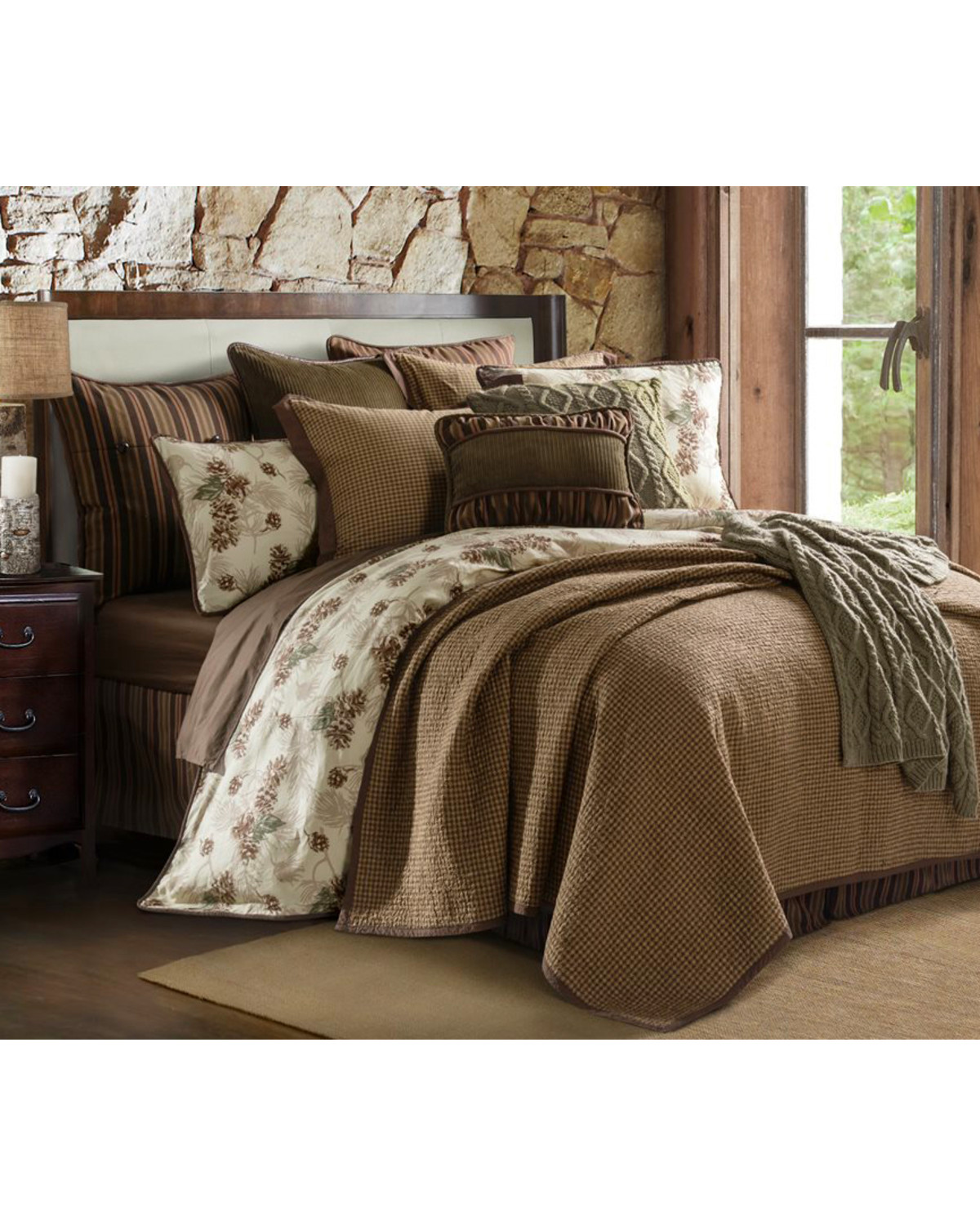 hiend accents forest pine comforter se