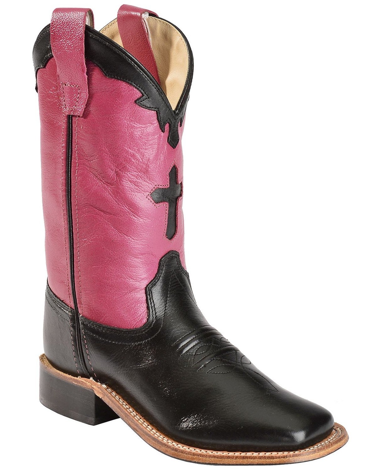 girls black cowgirl boots