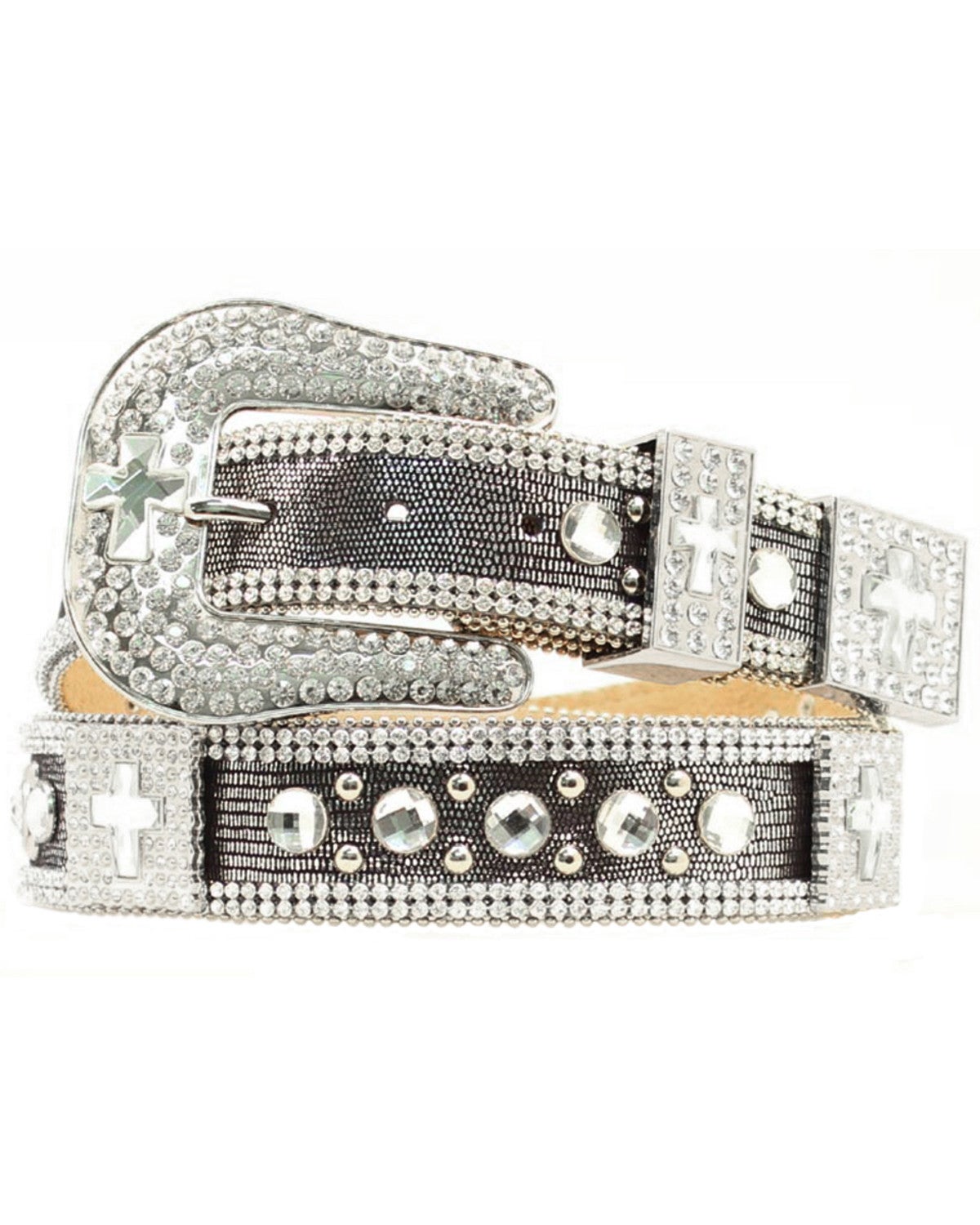 bedazzled belt mens