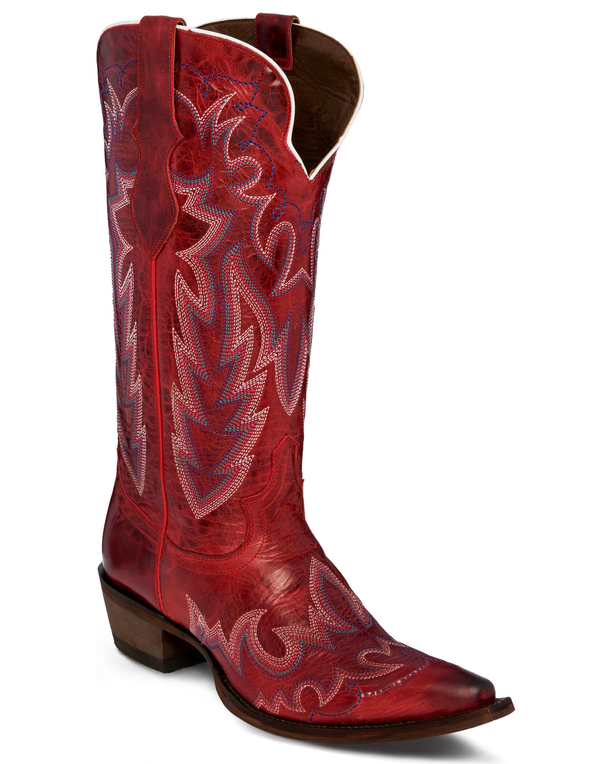 womens red western boots