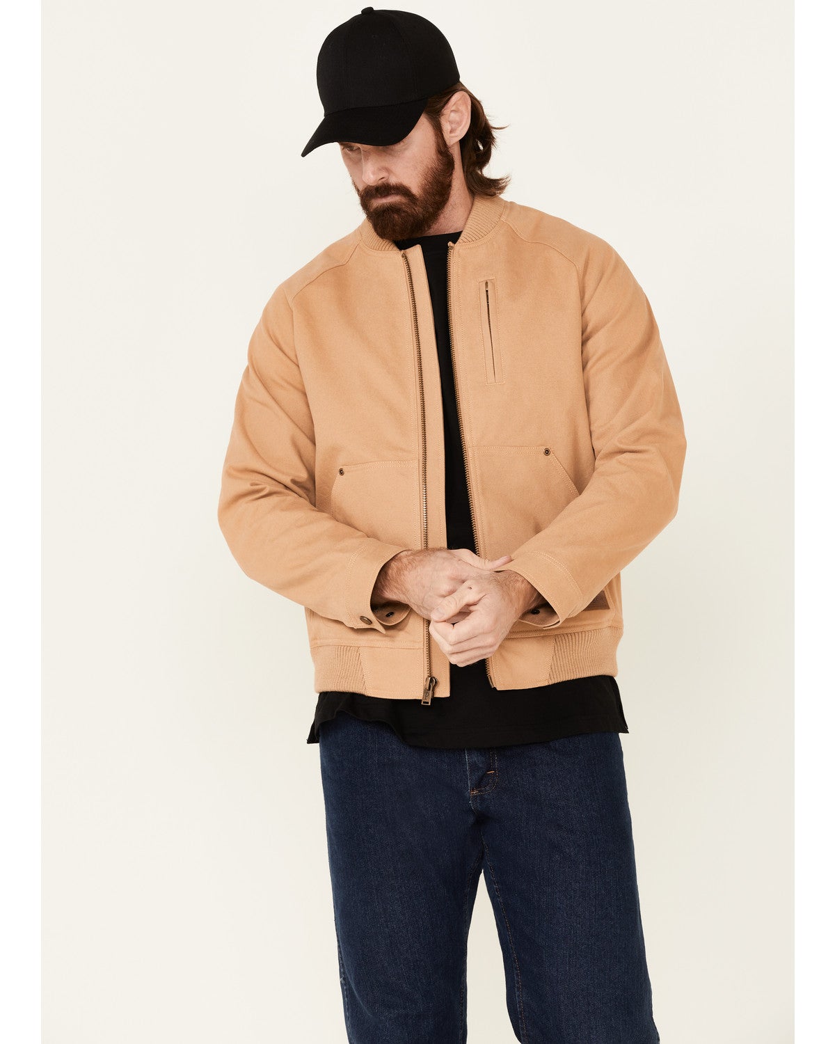 canvas bomber jacket mens