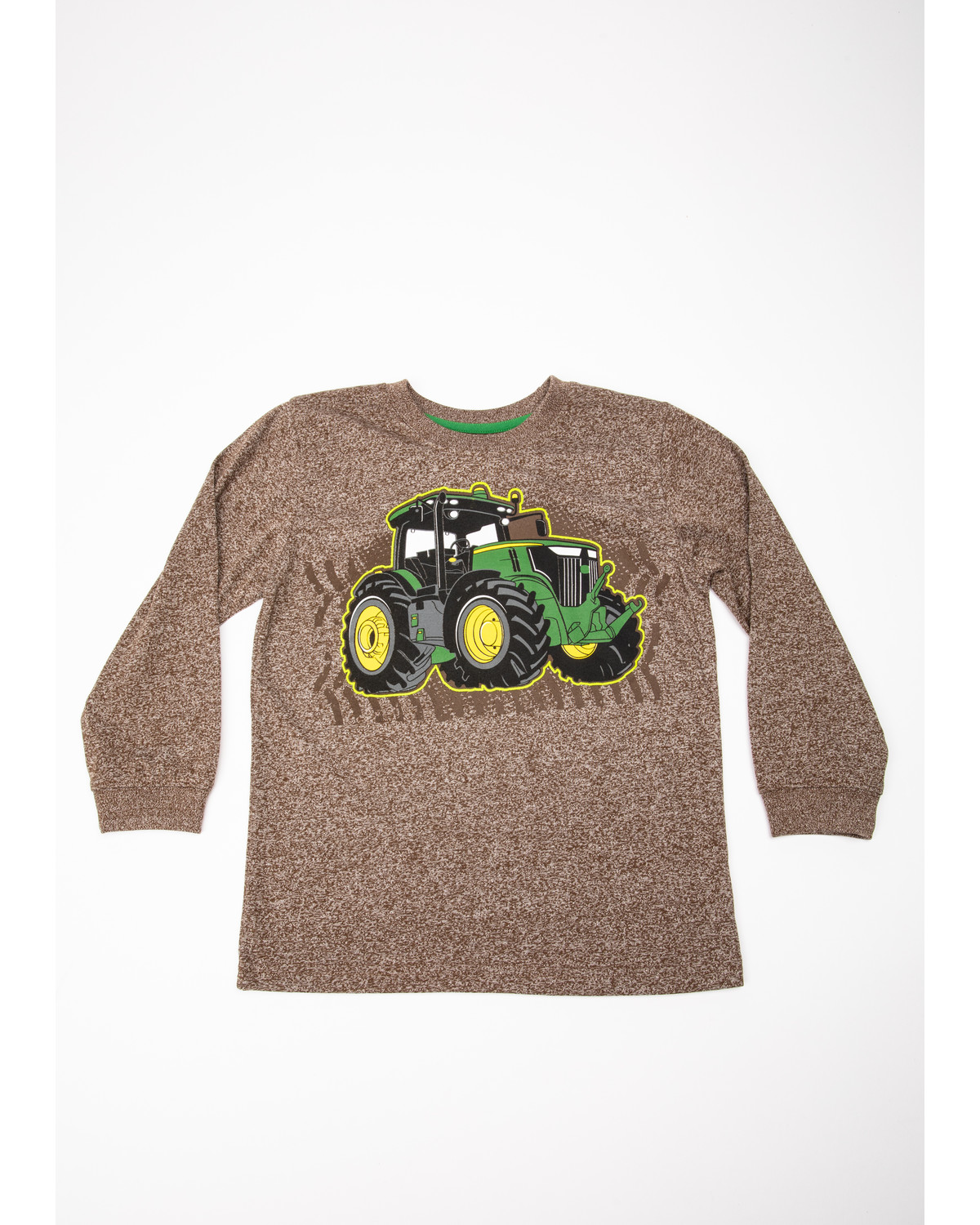 John Deere Boys Track Tractor Graphic Long Sleeve Shirt Sheplers