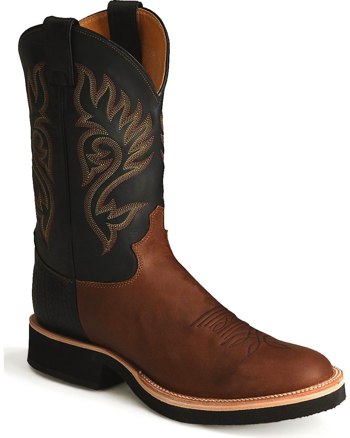 mens round toe cowboy boots