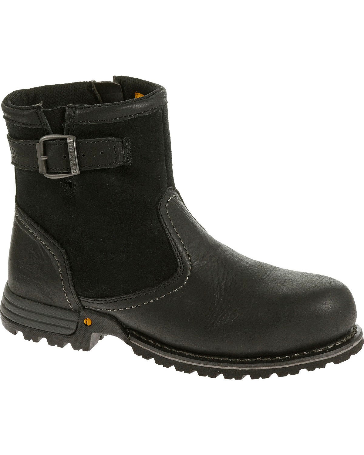 women's waterproof work boots black