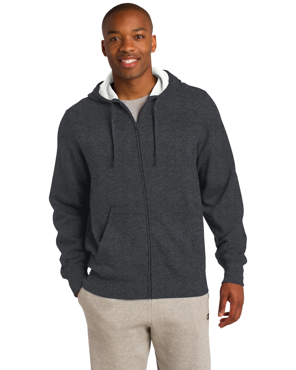 Sport Tek Men's Graphite Heather Grey 