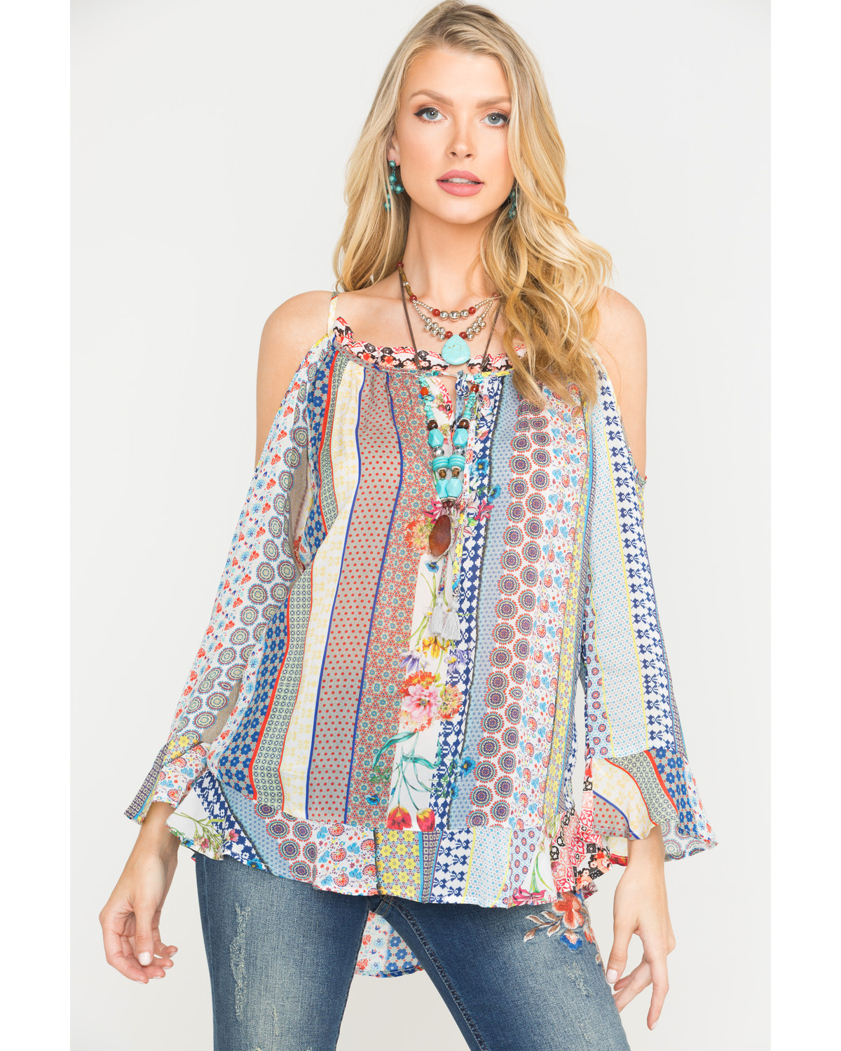 Johnny was cold shoulder top clearance