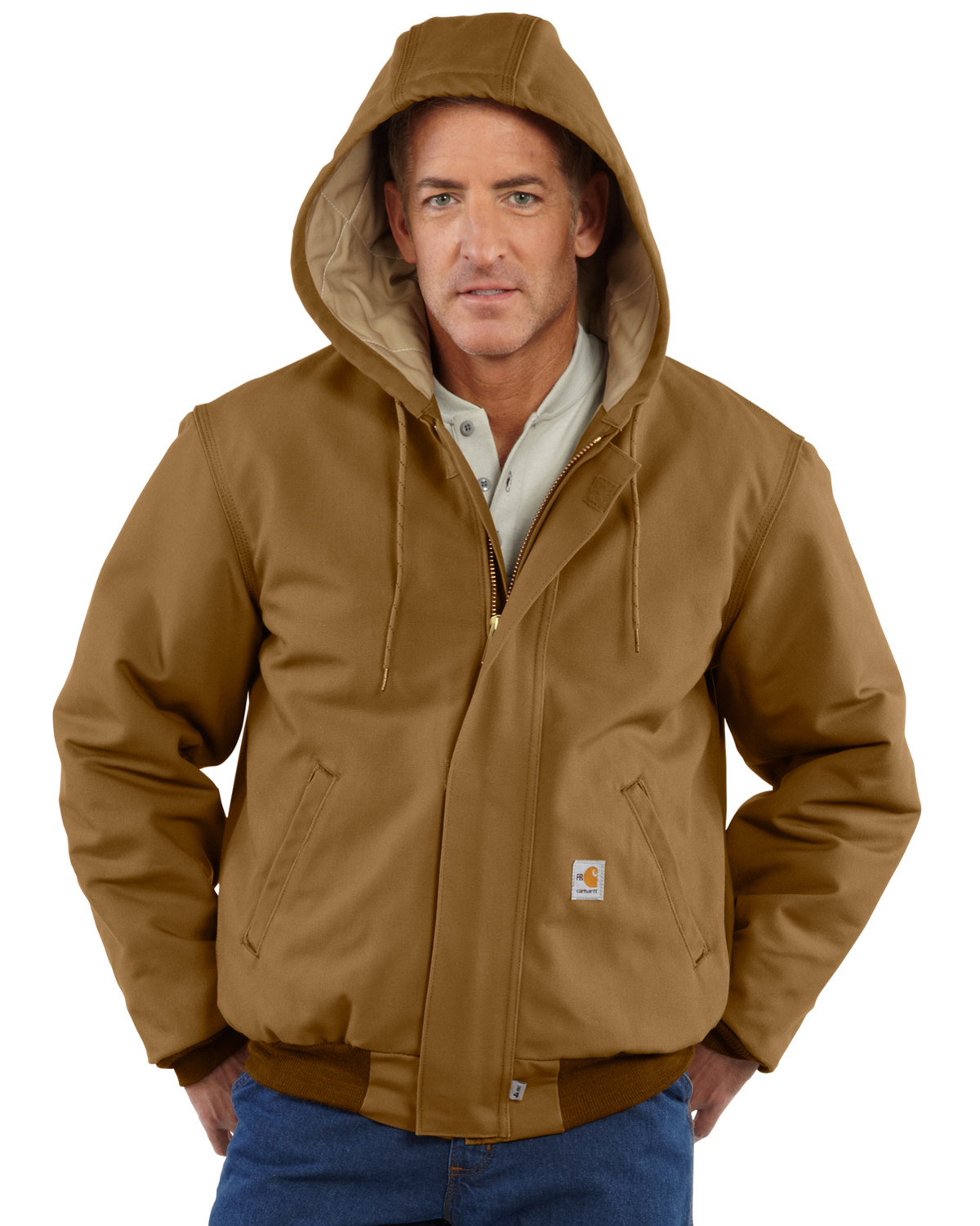 Carhartt Flame-Resistant Duck Active Hooded Jacket - Big & Tall | Sheplers