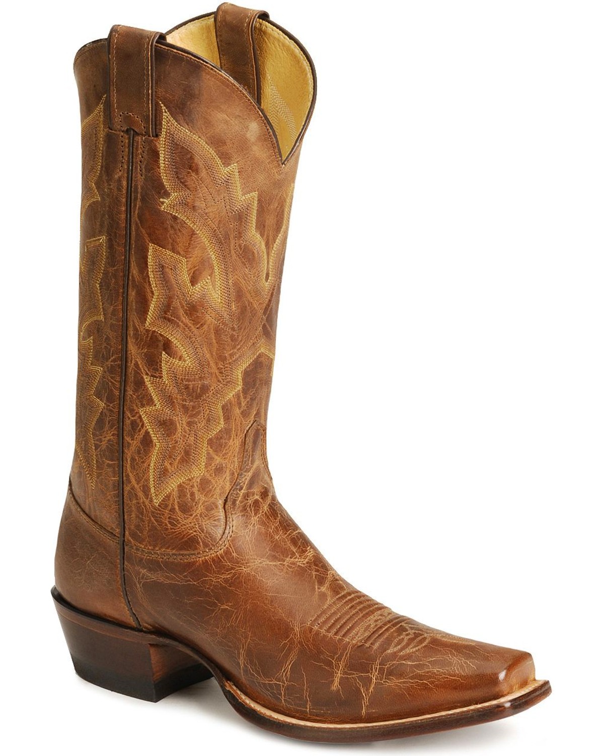 Justin Distressed Cowboy Boots - Square Toe | Sheplers