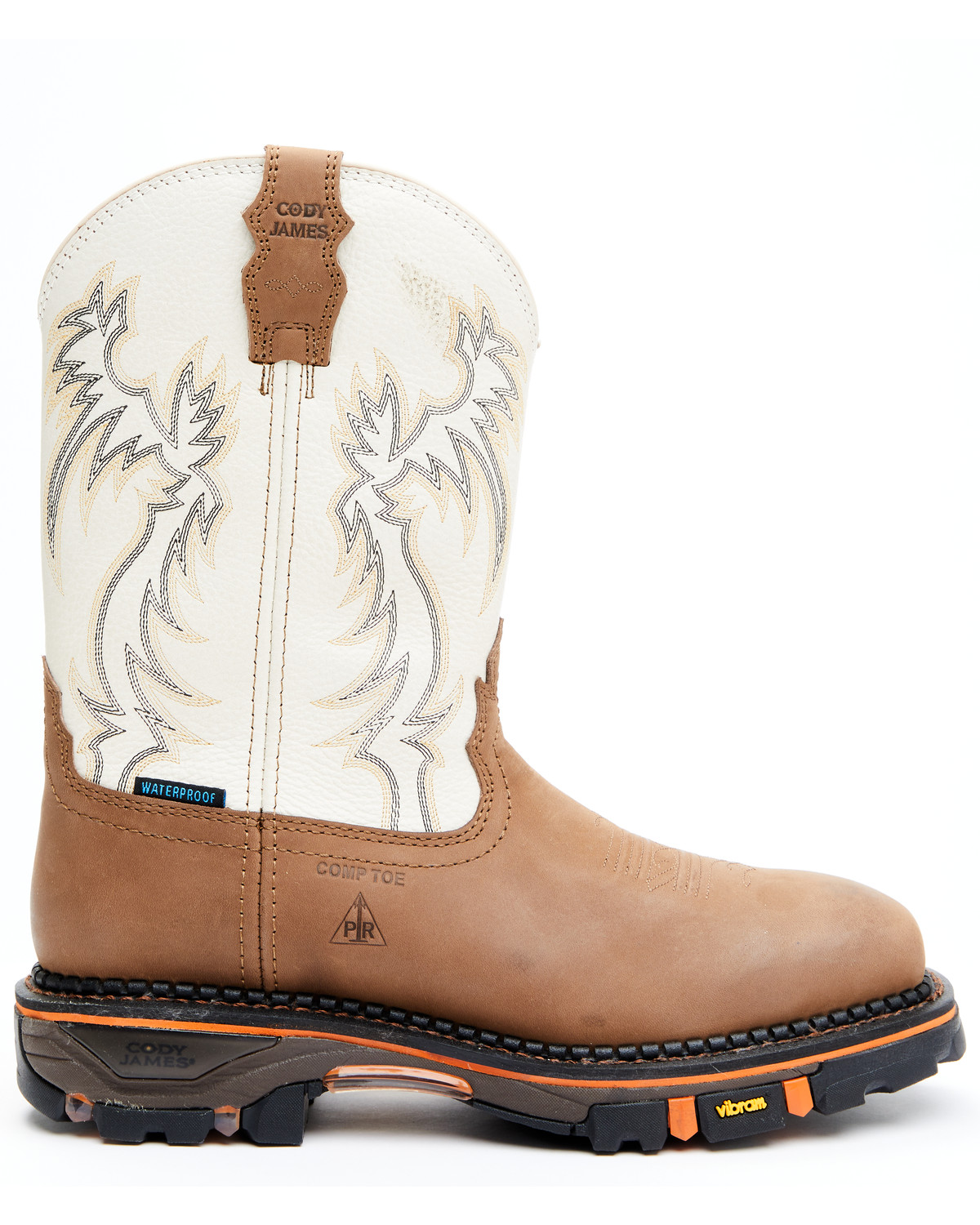 cody james men's decimator skull western work boots