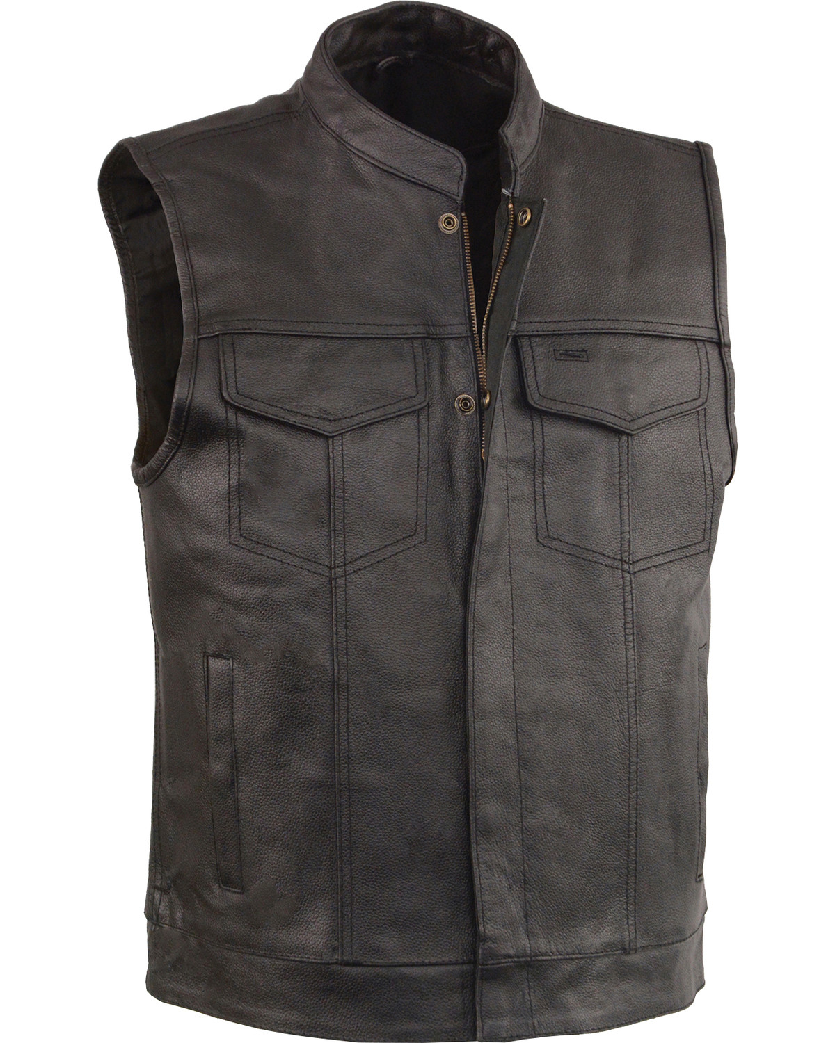5x leather vest clearance