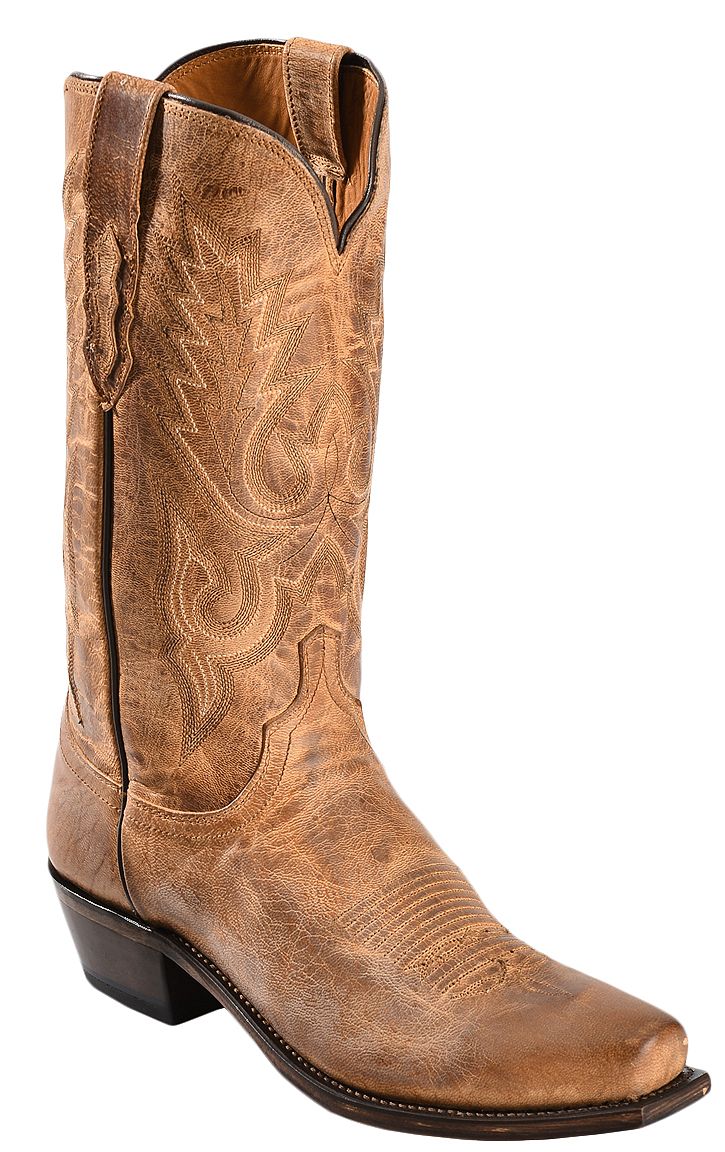 Lucchese Handcrafted 1883 Mad Dog Goatskin Cowboy Boots - Square Toe ...