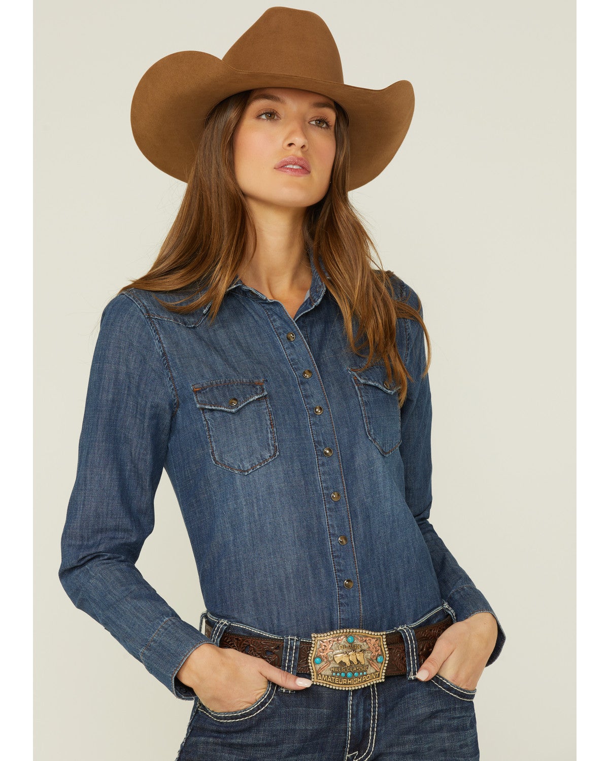Western Denim Shirt | Sheplers