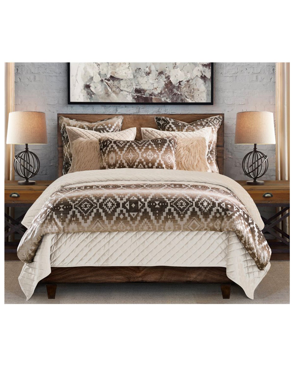 HiEnd Accents Twin Chalet Aztec Comforter Set Sheplers
