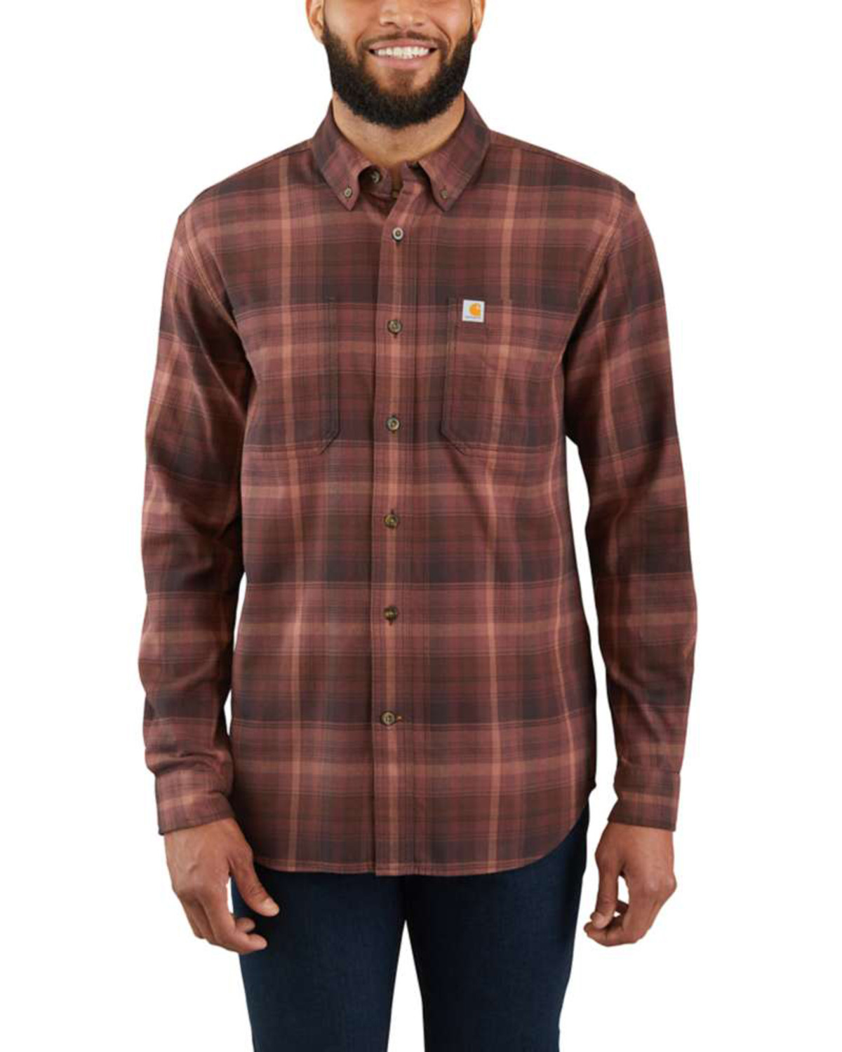 Carhartt rugged flex hamilton plaid shirt clearance