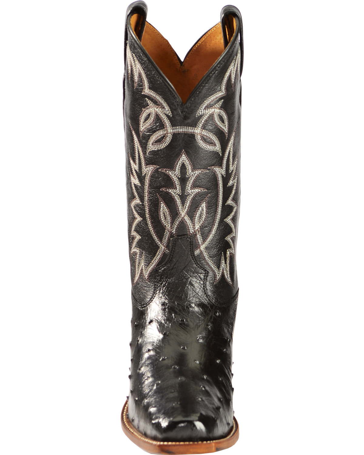Tony Lama Full-Quill Ostrich Cowboy Boots - Square Toe | Sheplers