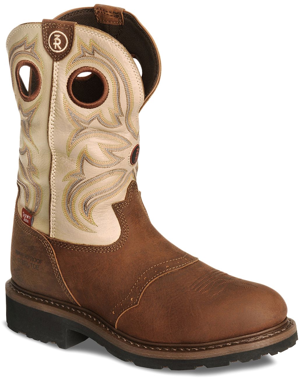 tony lama pull on work boots