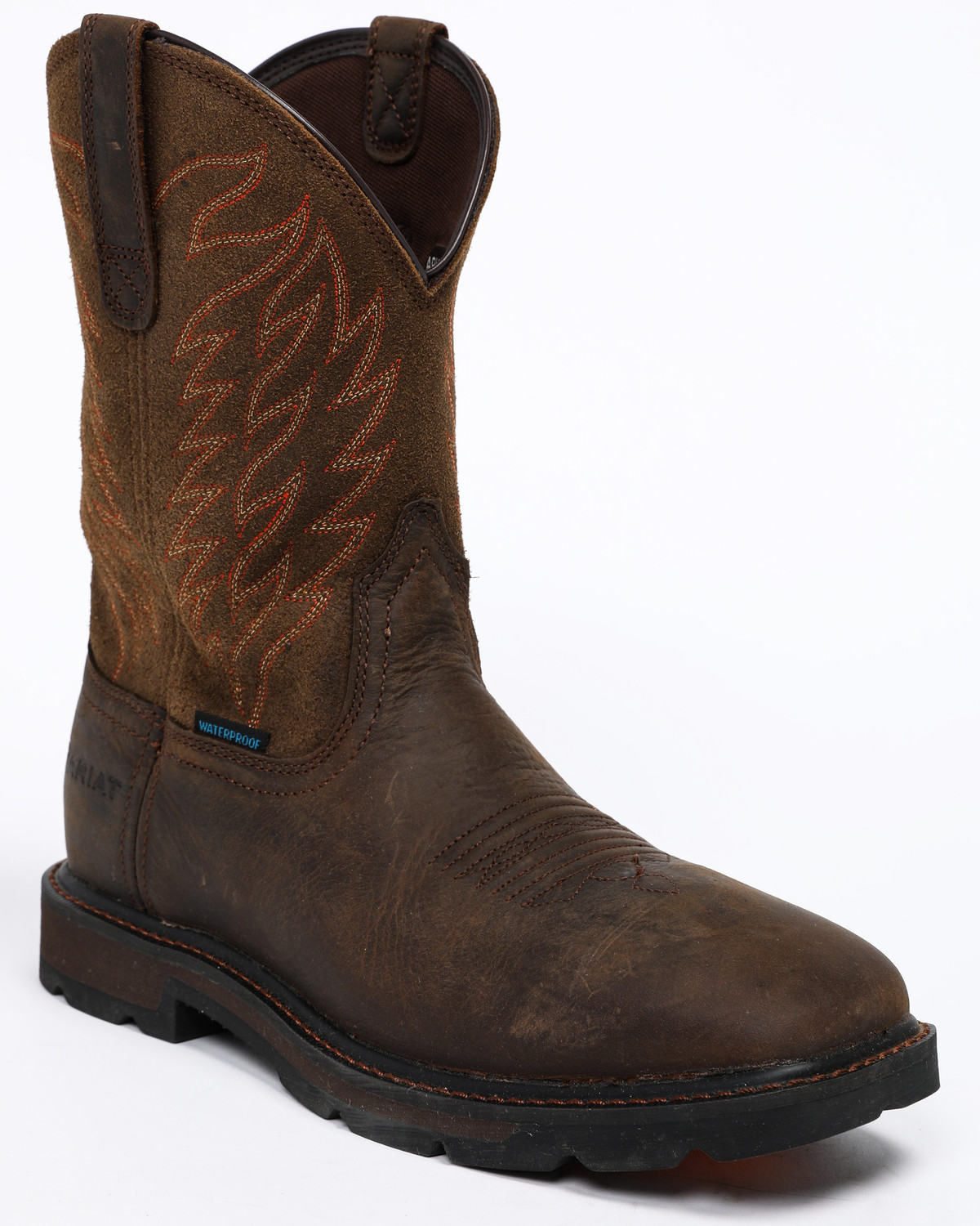ariat work boots square toe