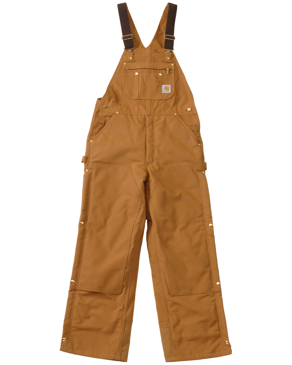 Carhartt Quilt Lined Zip To Thigh Bib Overalls Big Tall Sheplers