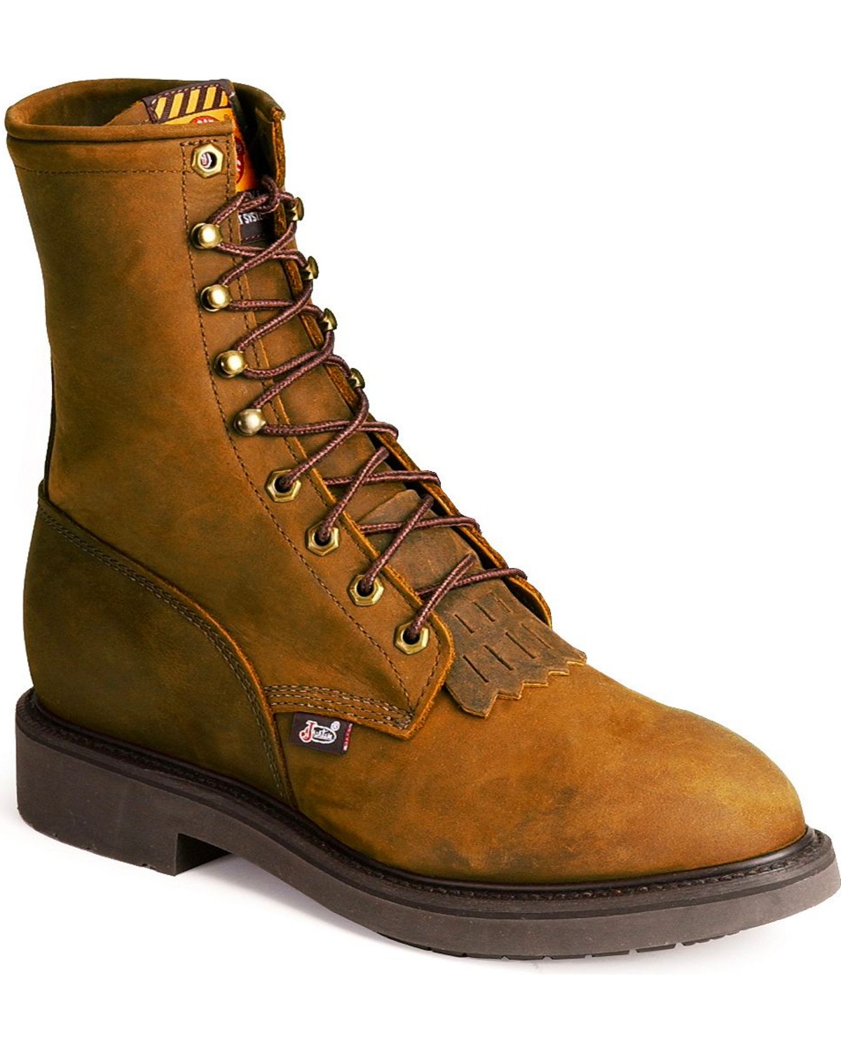 justin conductor steel toe