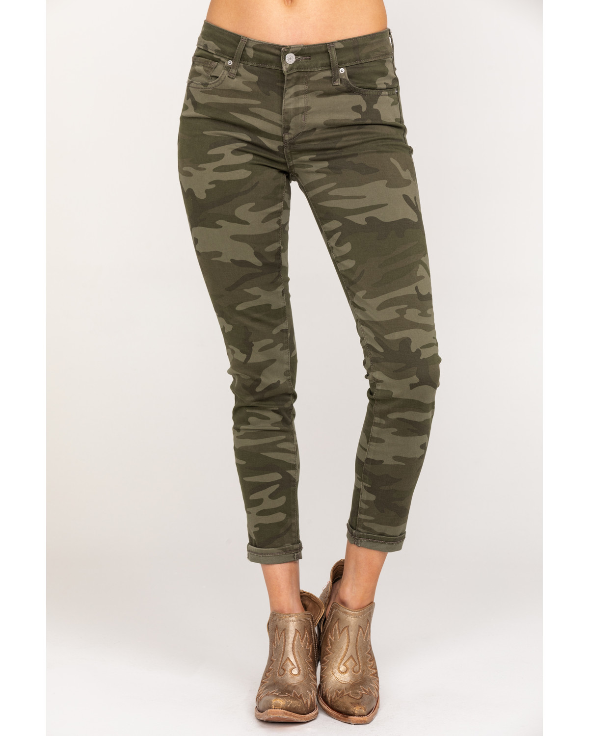 711 Camo Skinny Ankle Jeans | Sheplers