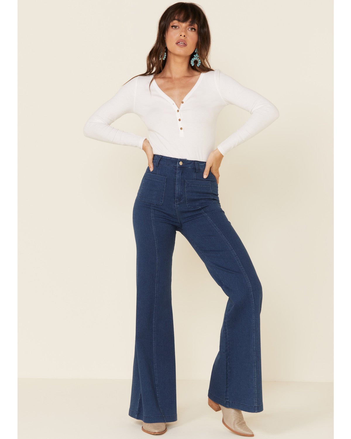 flying tomato flare jeans