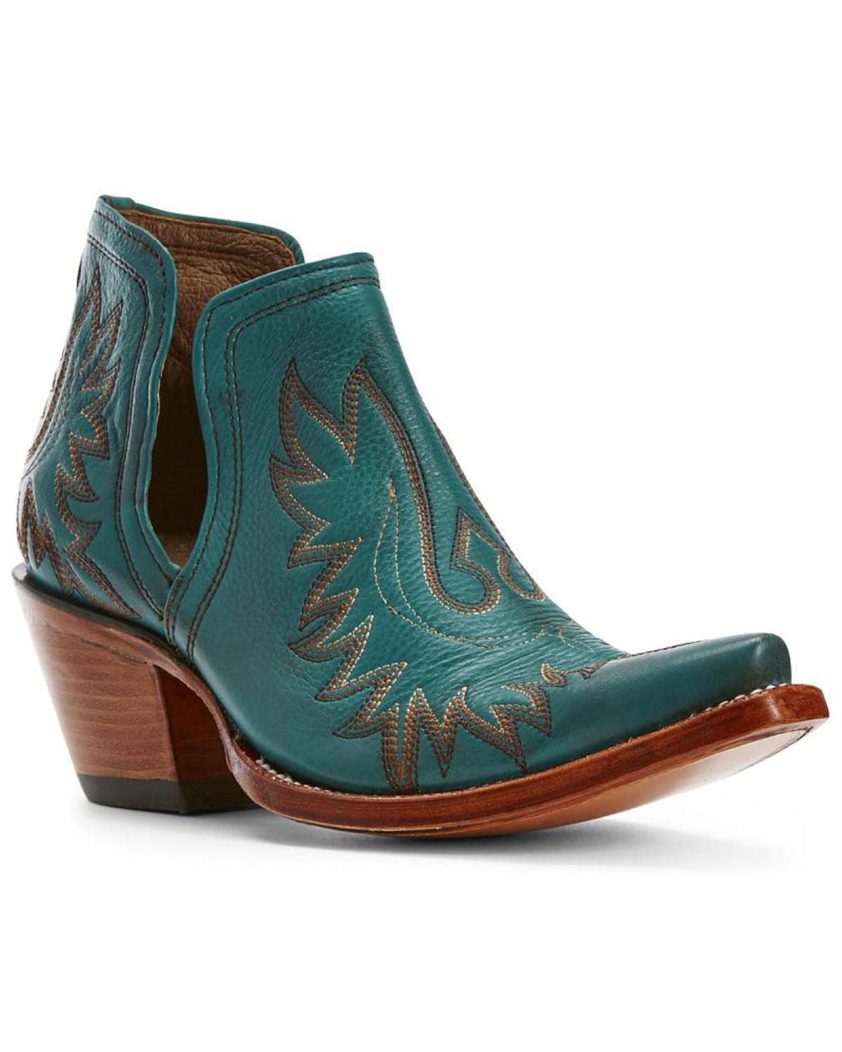 Turquoise cowboy booties online