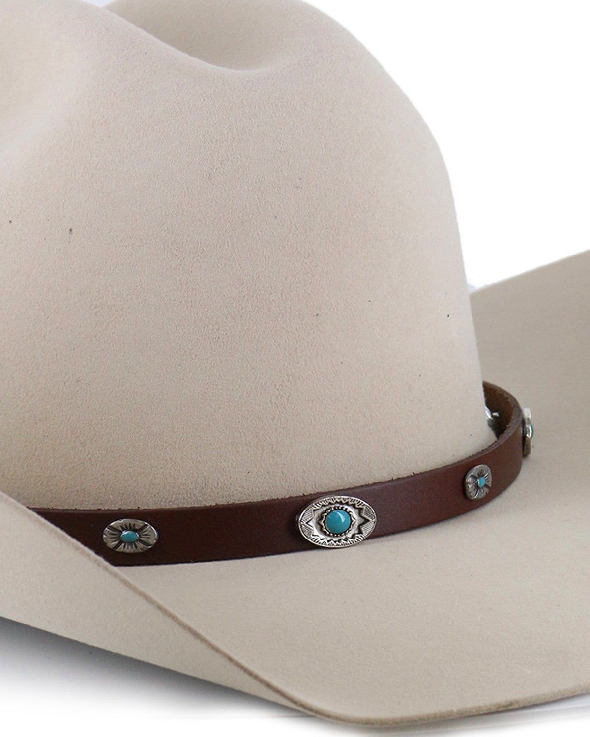 Cody James Men s Turquoise Concho Hat Band Sheplers