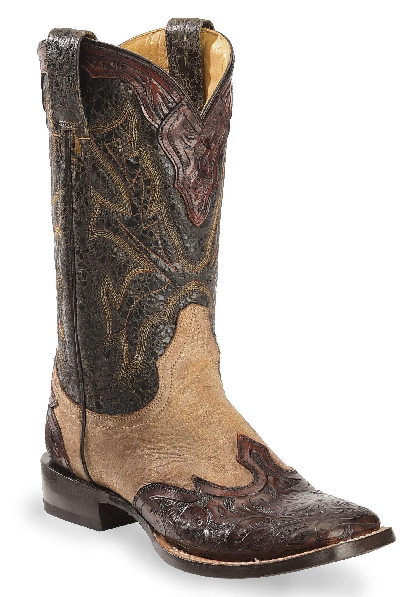 mens wingtip cowboy boots