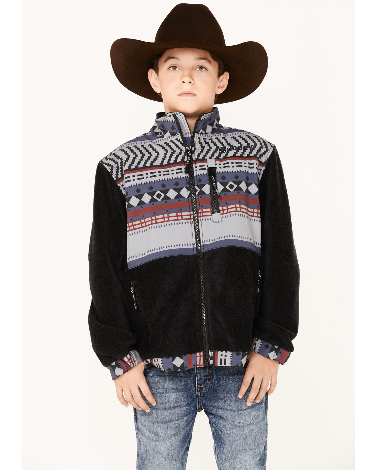 southwestern fleece jacket