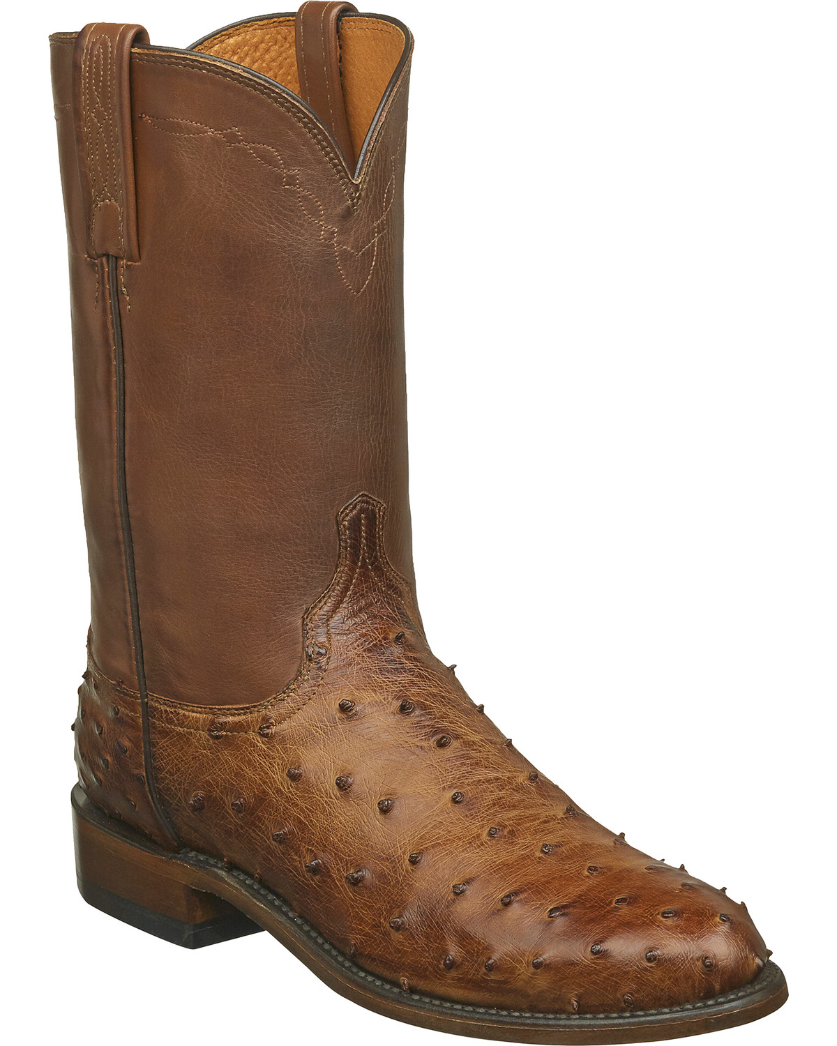 lucchese calfskin roper