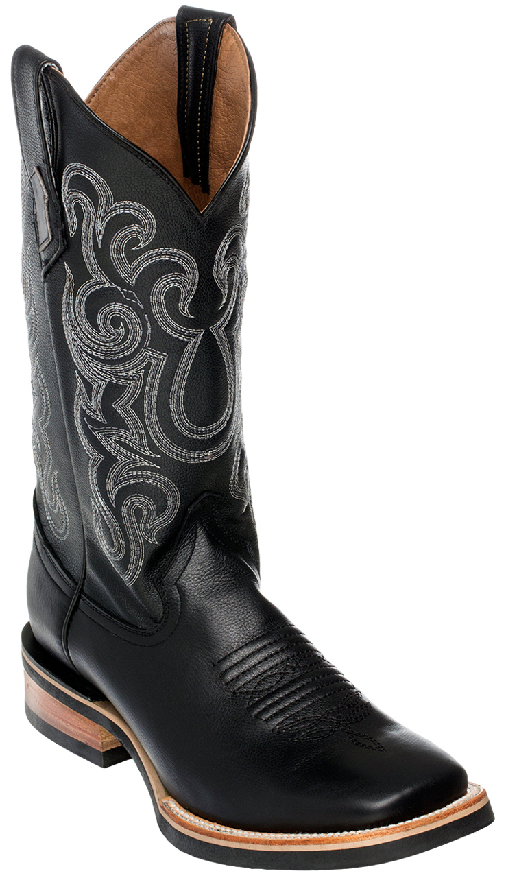 Ferrini Men S French Calf Leather Cowboy Boots Square