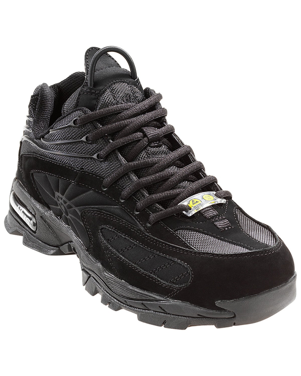 Nautilus Men's Black ESD Athletic Work Shoes Steel Toe Sheplers