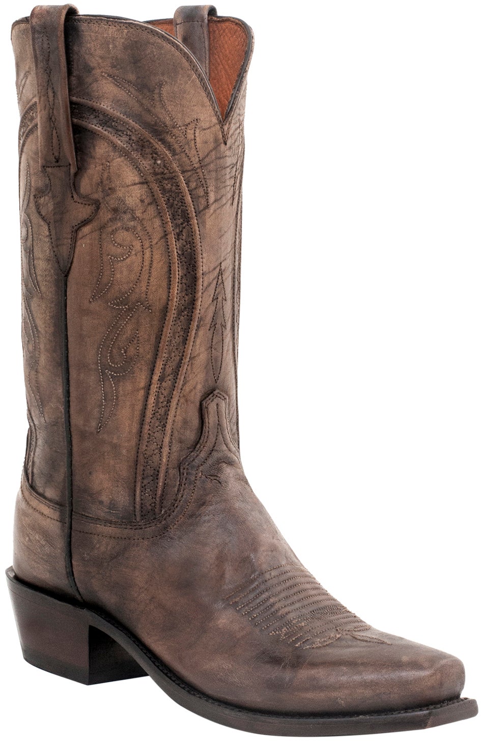 lucchese snip toe boots