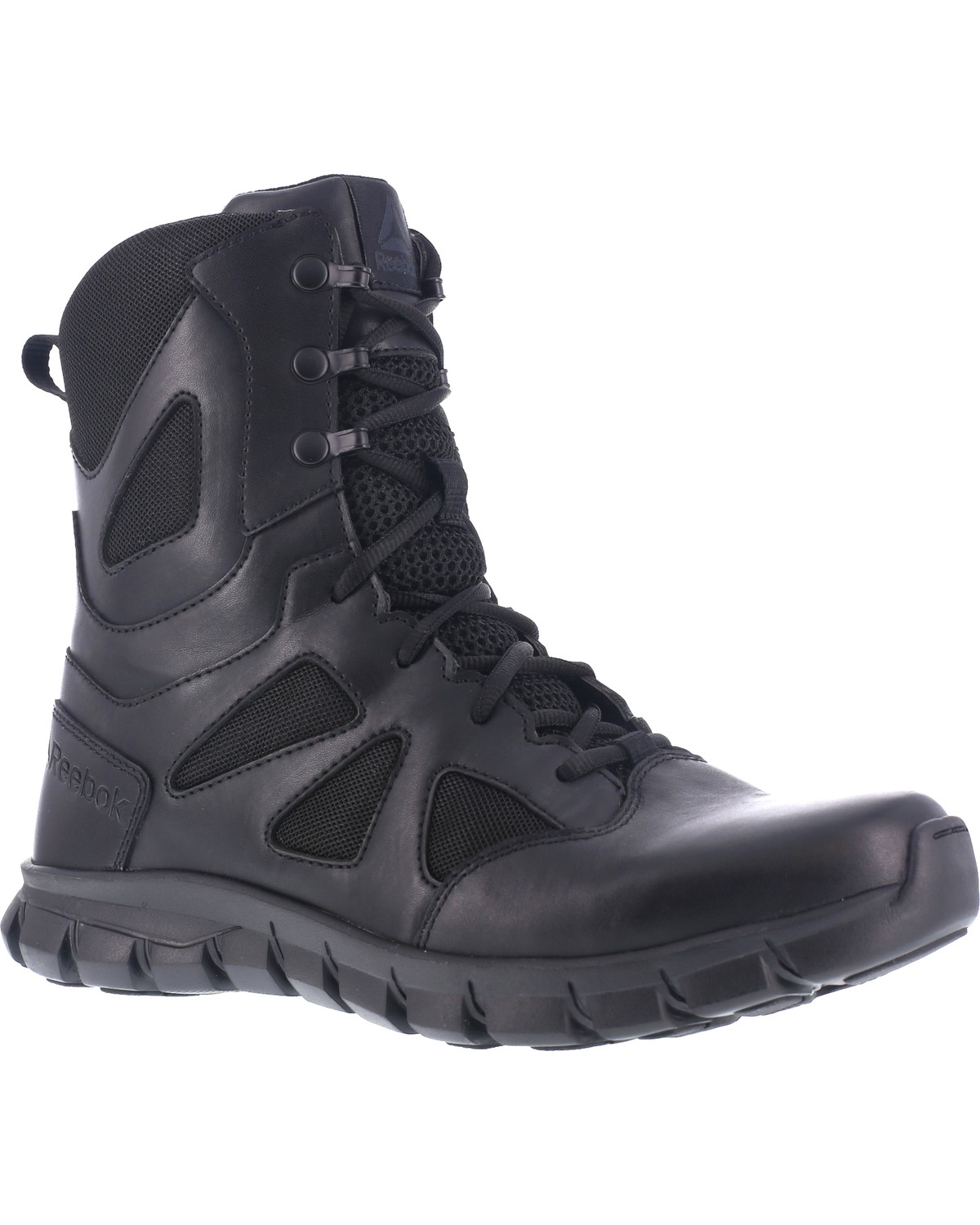 reebok boots black