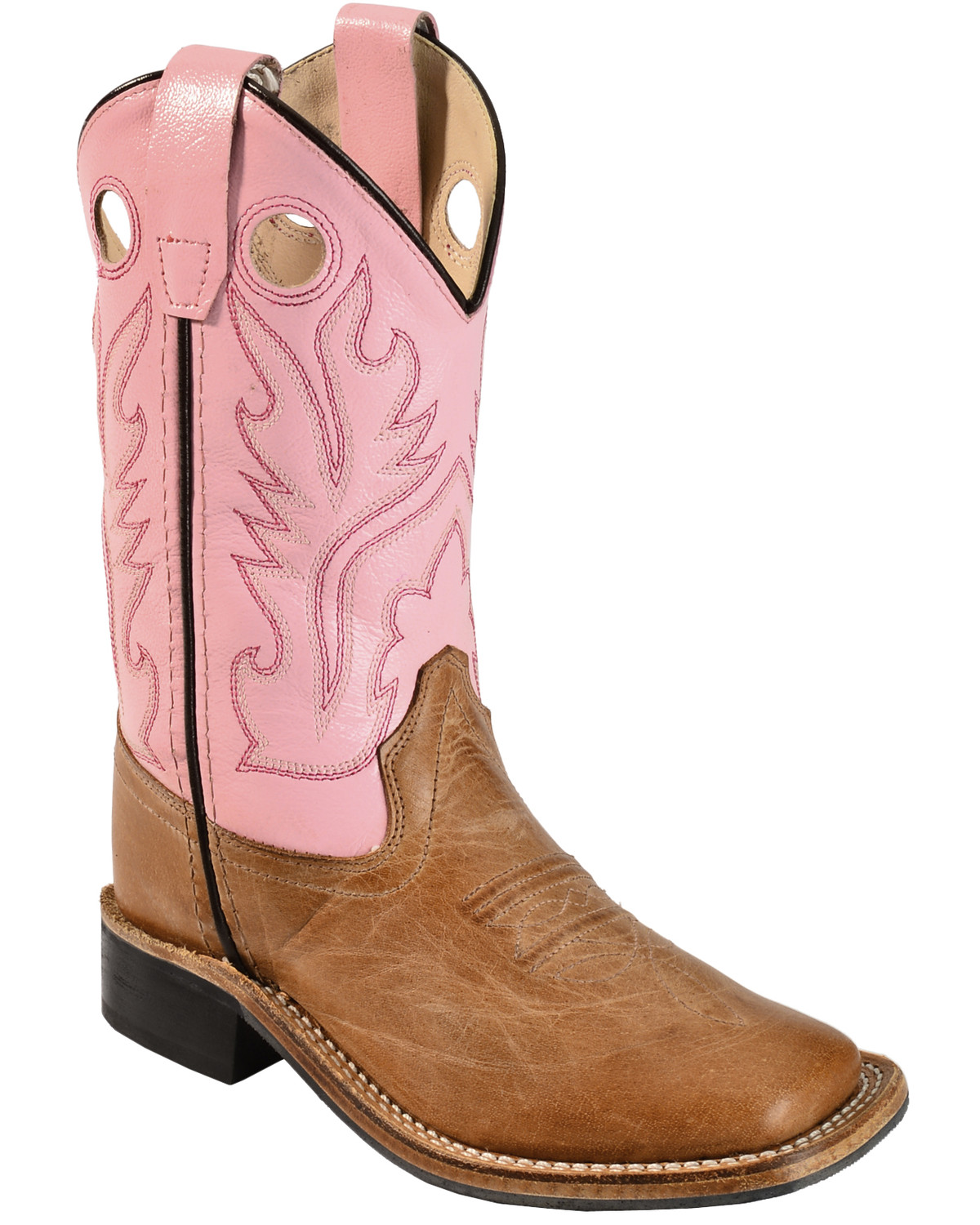 Old West Girls' Pink Cowgirl Boots 