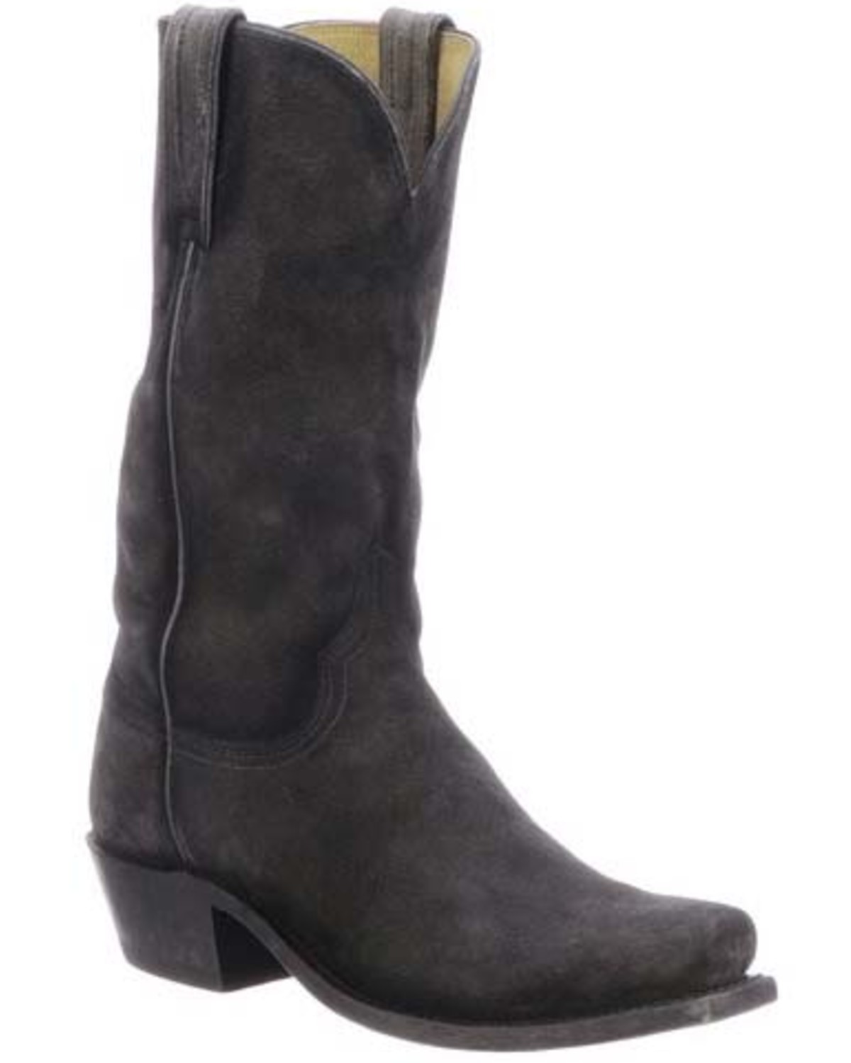 suede square toe cowboy boots