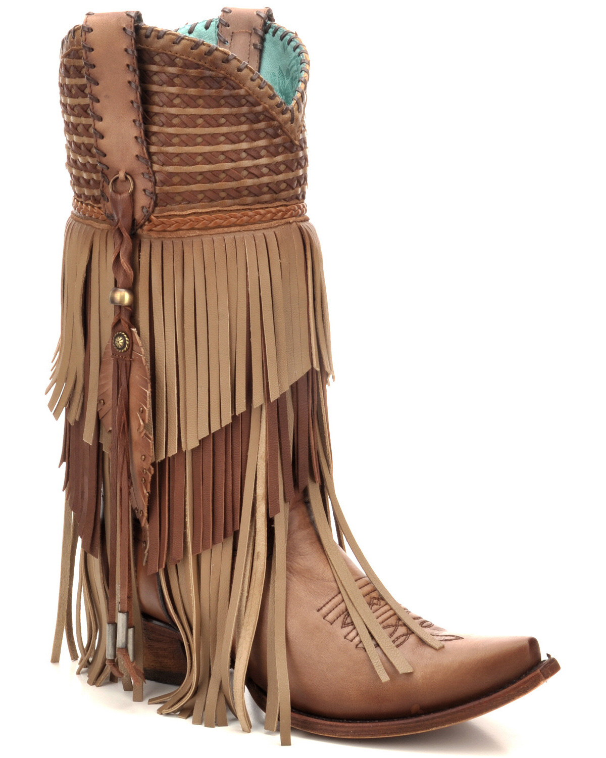 fringe western boots