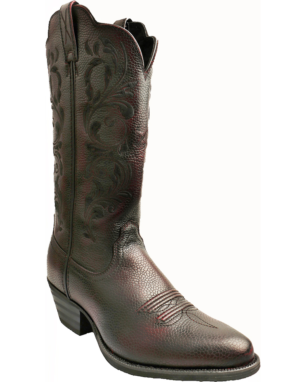 burgundy cowboy boots