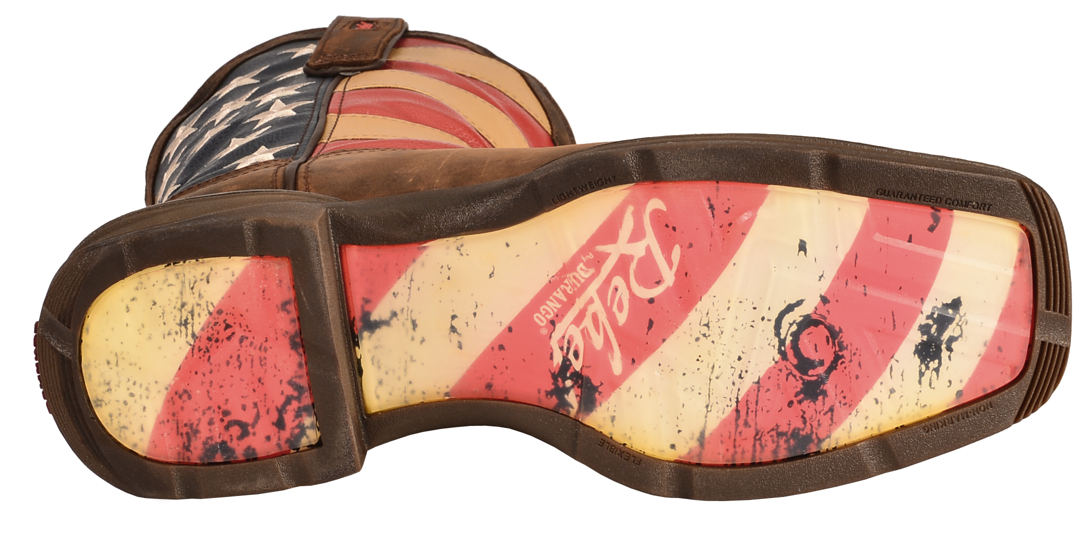 Durango Rebel Men's American Flag Cowboy Boots - Square Toe | Sheplers