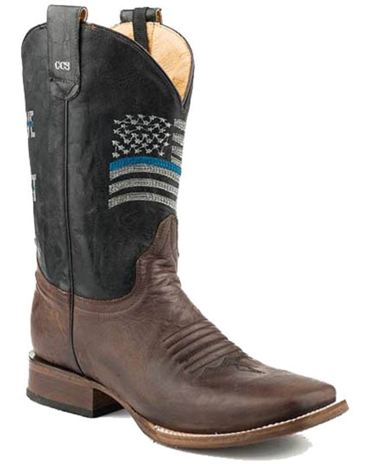 ariat thin blue line boots