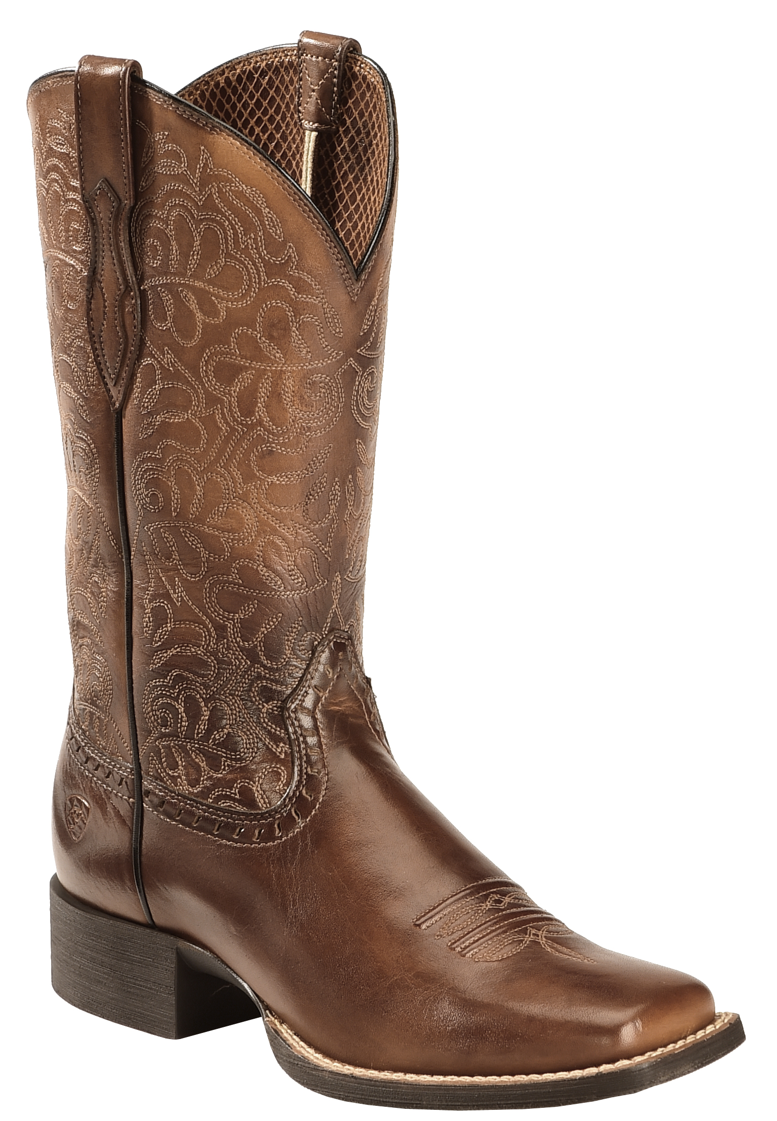 square cowgirl boots
