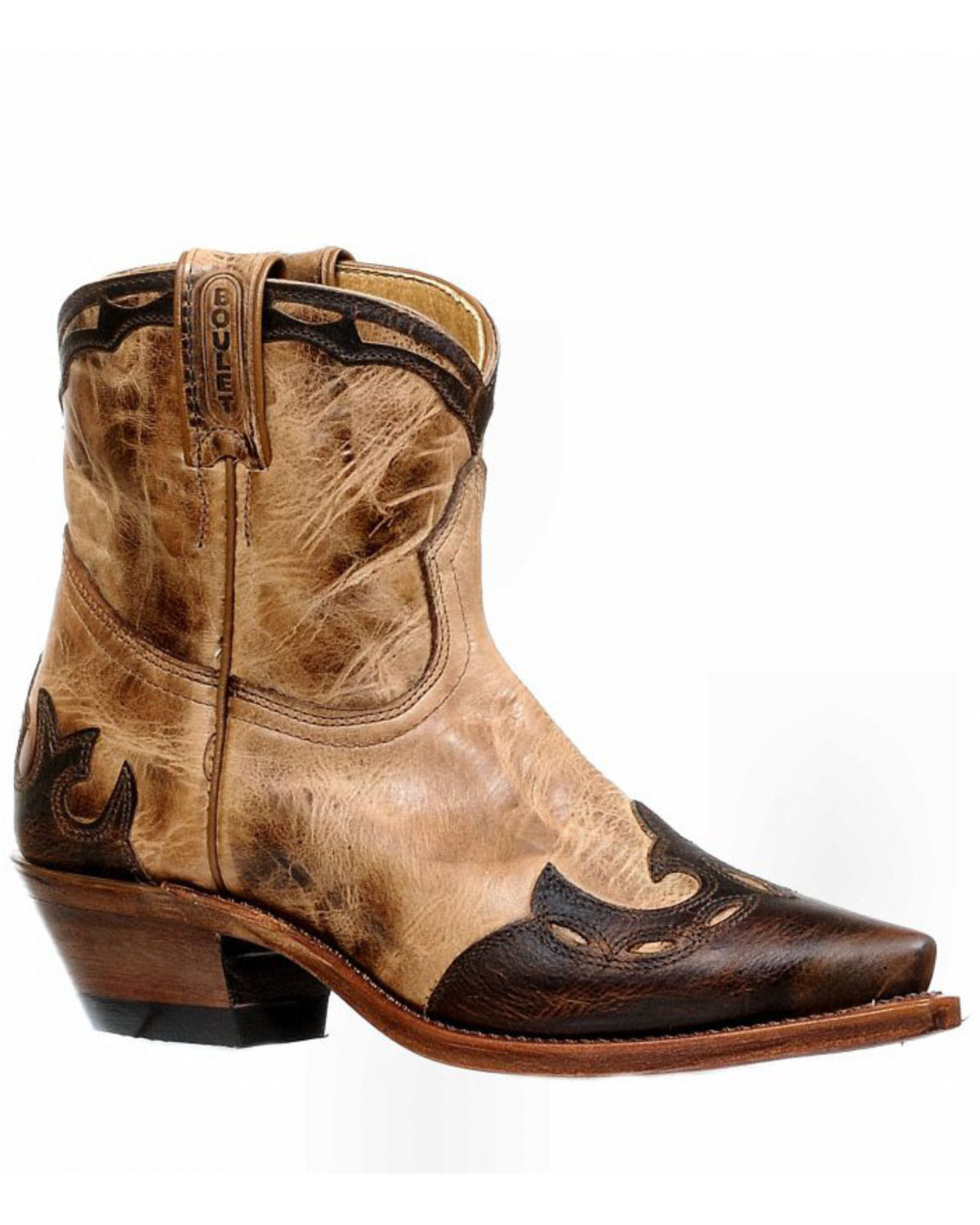 taupe short boots
