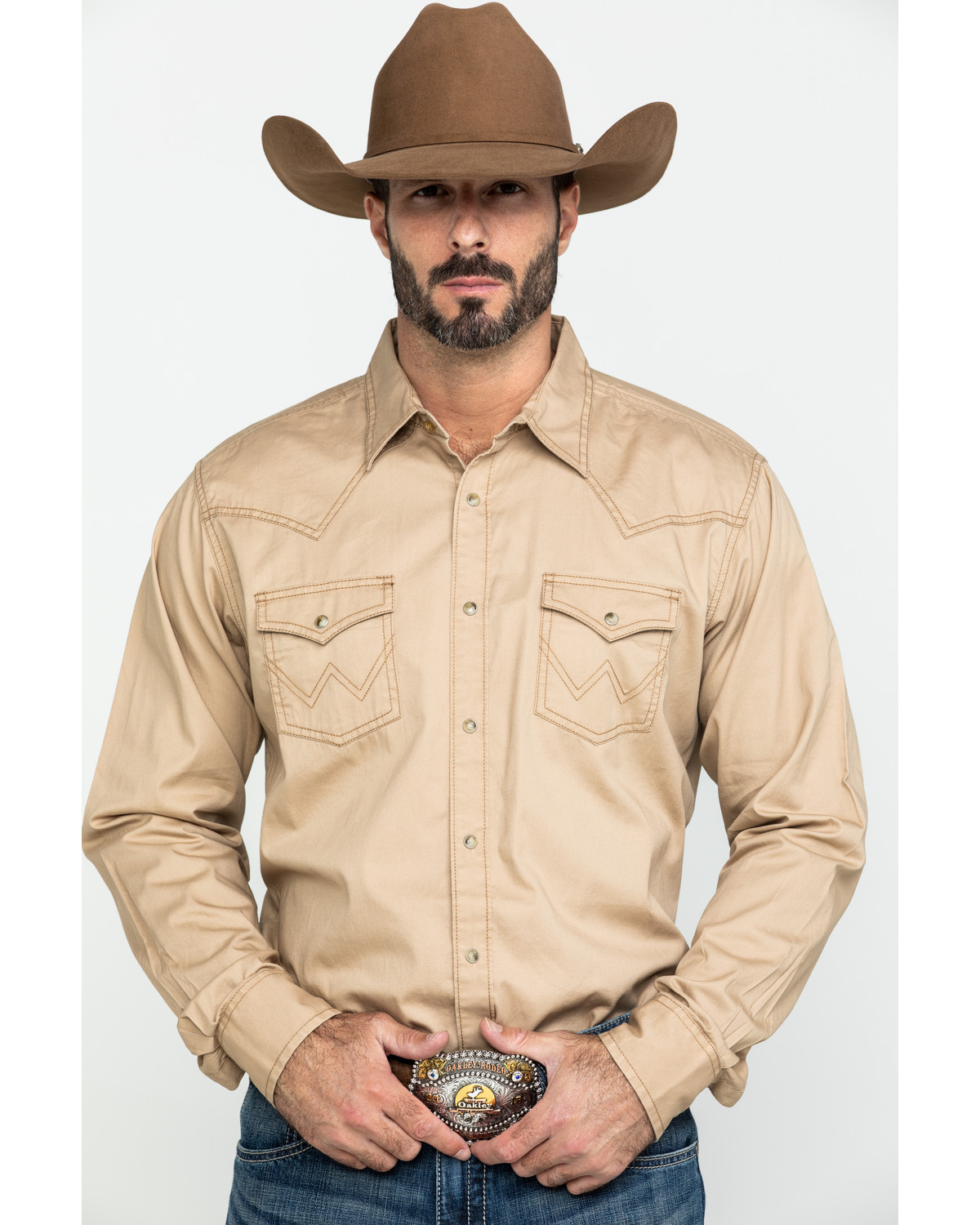 Tan western shirt